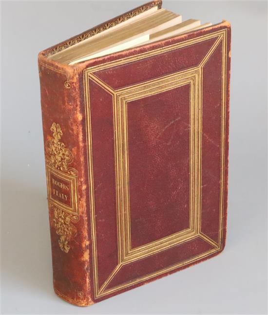 Rogers, Samuel - Italy, a Poem, 8vo, morocco gilt, illustrated with engravings after Turner and Stothard,